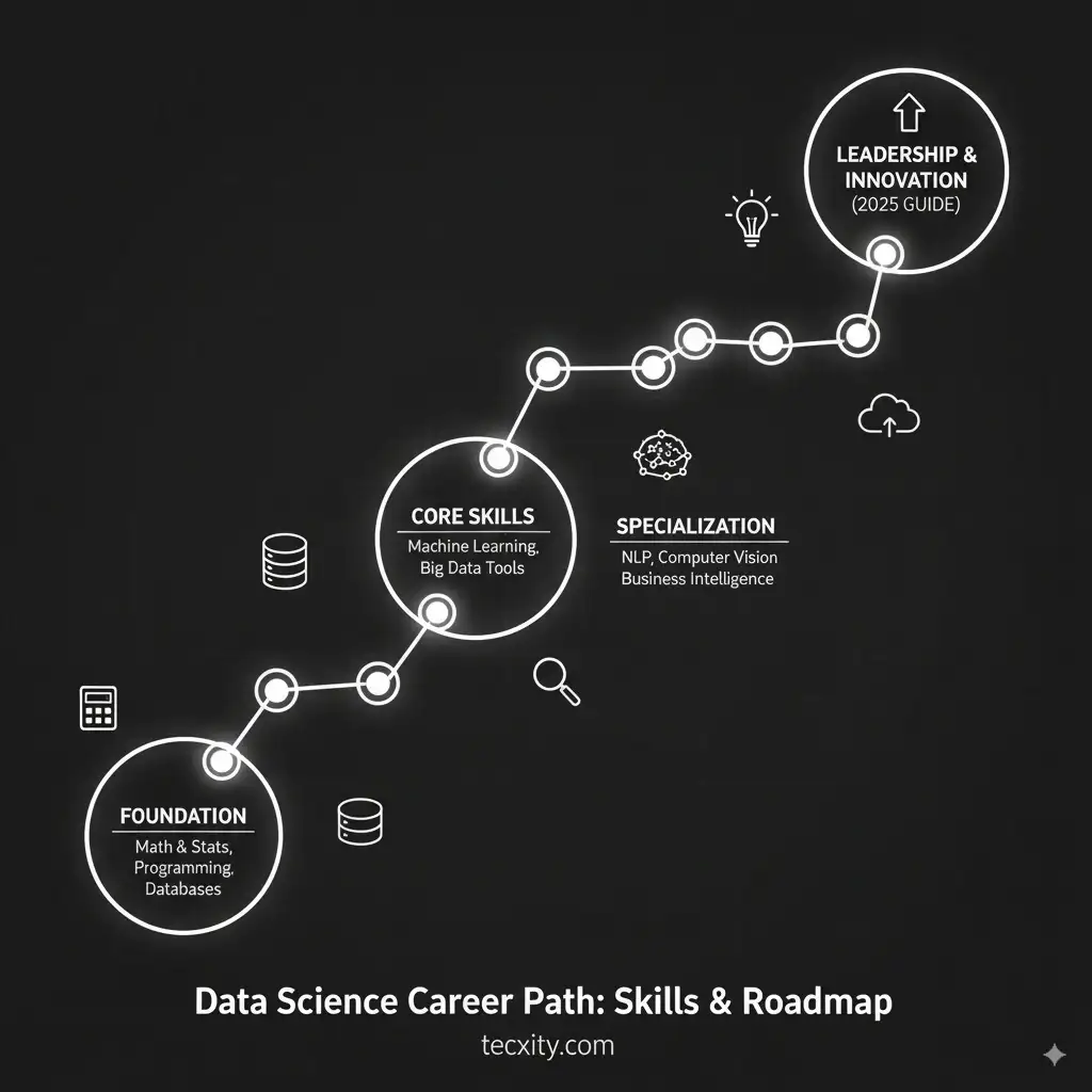 Data Science Career Path Skills & Roadmap (2025 Guide)