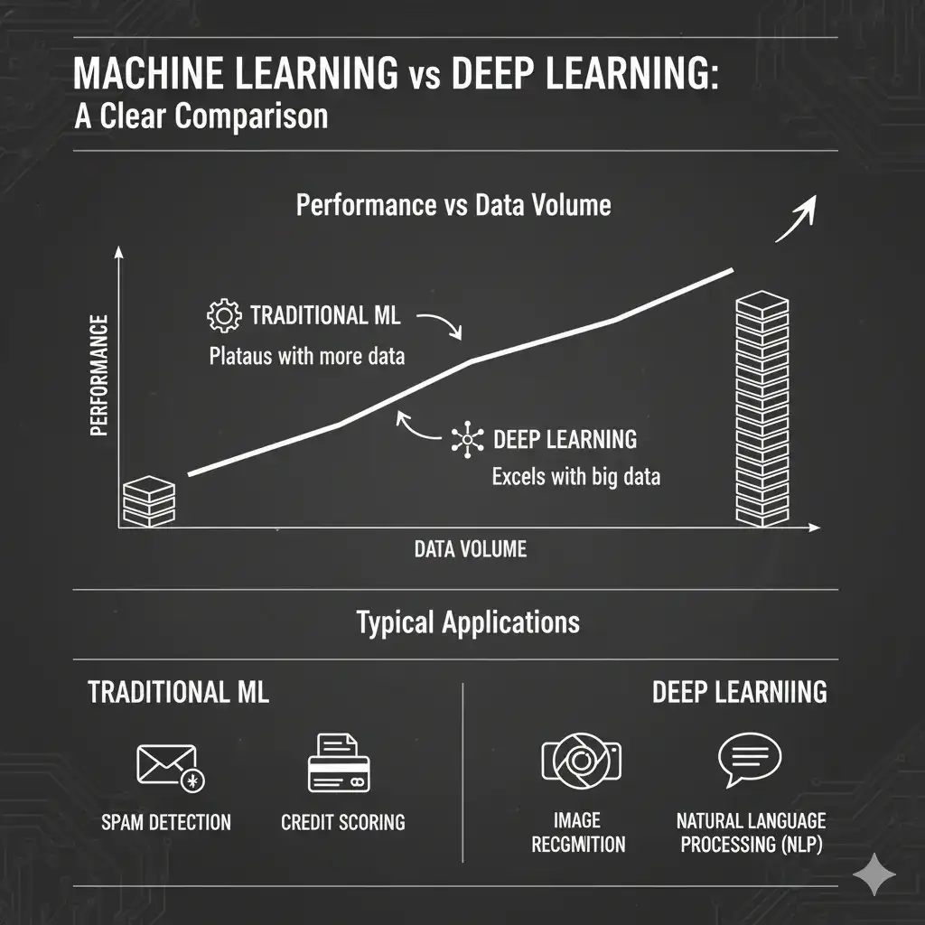 Machine Learning vs Deep Learning